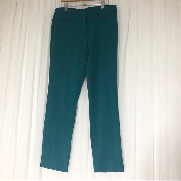 Le Chateau Teal Tapered Dress Pants - Picture 1 of 5